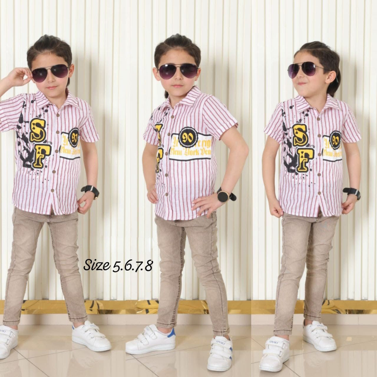 Hemd & Jeans-Set für Kinder