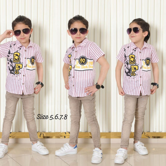 Hemd & Jeans-Set für Kinder