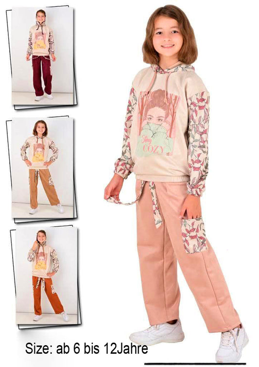 Luxuriöser Mädchen-Tracksuit