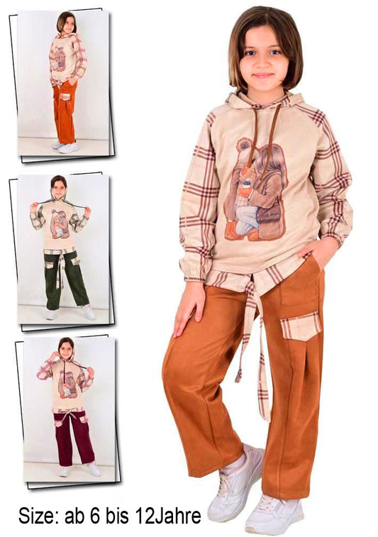 Luxuriöser Mädchen-Tracksuit